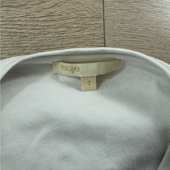 MAJE Lasane Cotton-Poplin Shirt Blouse Top - Picture 3 of 13